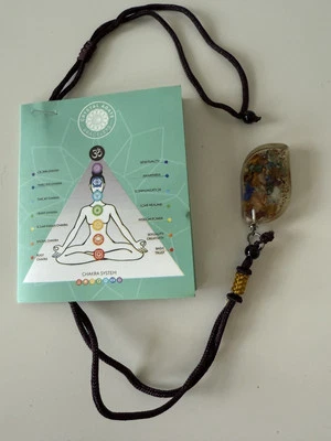 CHAKRA NECKLACE Beach Summer Jewelry  Boho bead Stone - Image 1 of 4