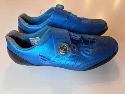 Zapatos de bicicleta de montaña Shimano SH-XC901 S-Phyre 45 (10,5) azules Foto 1 de 4