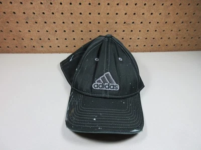 Винтажный Y2K adidas мужской уголь состаренная краска брызги шляпа L - Изображение 1 из 4