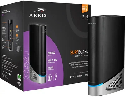 Arris G54 WiFi 7 & DOCSIS 3.1 Cable Modem Factory Warranty Thru 03/09/26 BE18000 - Image 1 of 4