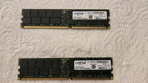 Crucial 2x2GB CT25672Y335.K36LFY PC-2700 DDR-333Mhz 184-PIN DIMM RAM Memory - Picture 1 of 1
