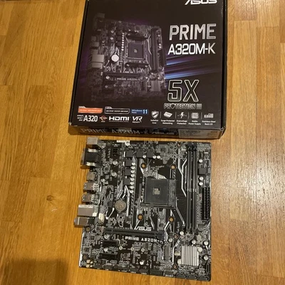 ASUS PRIME A320M-K Micro ATX motherboard DDR4 M.2 HDMI  - Image 1 of 4