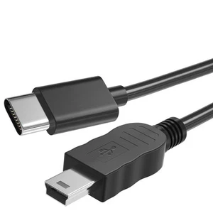 Câble USB-C vers Mini USB,Type-C vers Mini-B Cordon de Charge Compatible avec Canon... - Photo 1 sur 4