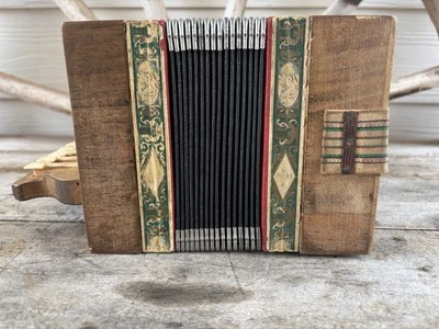 Antiguo Acordeón Castelfidardo Italia Antiguo Raro Coleccionable Caja Original Foto 1 de 4