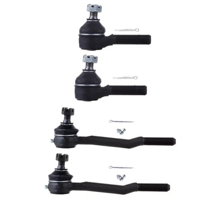 4x Kit de extremo de barra de amarre interior y exterior de dirección delantera para Toyota 4Runner 1986-1995 Foto 1 de 4