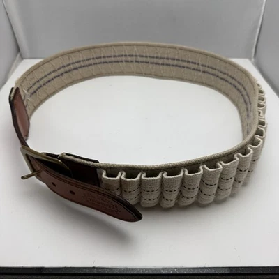 Cinturón escopeta calibre 12 lápida de talabartería San Pedro — cuero, lona — para hombre 42 Foto 1 de 4