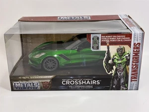 Transformers Last Knight Crosshairs 2016 Chevy Corvette Stingray 1:24 Jada 98499 - Picture 1 of 8
