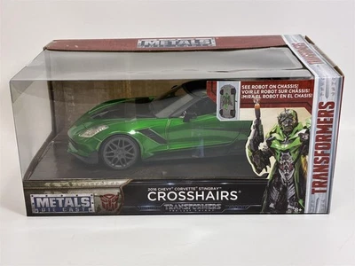 Transformers Last Knight Crosshairs 2016 Chevy Corvette Stingray 1:24 Jada 98499 - Image 1 of 4