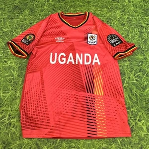 Uganda National Team Shirt Adult Small CAF Africa Cup Nations Soccer Umbro 2022 - Picture 1 of 11