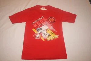 Vtg Cincinnati Reds Snoopy T-Shirt Peanuts Charles Schulz Baseball MLB NWT Y - Picture 1 of 1