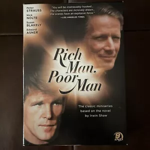 Rich Man, Poor Man: The Complete Collection (DVD, 1976, 9-Discs) Nick Nolte OOP - Picture 1 of 12