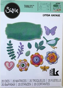 Sizzix Thinlits Spring Things Lynda Kanase 20 Dies New - Picture 1 of 2