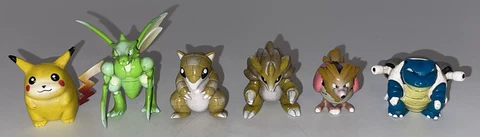 1990s Vintage Pokemon Tomy CG & CGTSJ Lot Of 5 - 1999 Nintendo Blastoise Cover