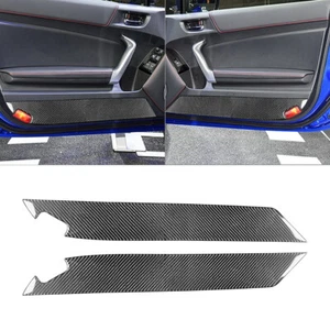 2 piezas borde de cubierta de panel de puerta de fibra de carbono para Toyota 86 Subaru BRZ 2017-2019 - Imagen 1 de 12