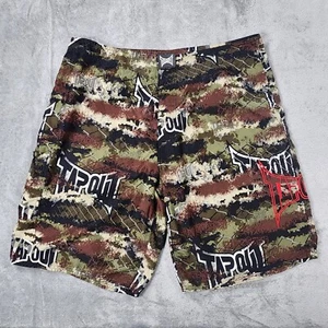 Tapout Board Shorts Men's 38 Green Y2K MMA Camouflage - Picture 1 of 12