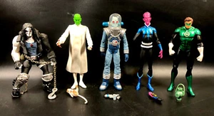 DC Direct Action Figure Lot ~ Sinestro Braniac Lobo Mr. Freeze Lanter Alex Ross - Picture 1 of 11