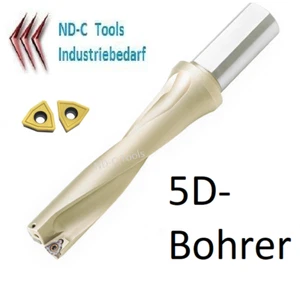 WENDEPLATTENBOHRER Ø= 27mm-5xD ( WCMX 05..)  VOLLBOHRER / U-BOHRER  - Picture 1 of 2