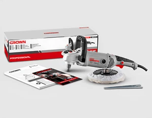 LUCIDATRICE ELETTRICA CON REGOLAZIONE DI VELOCITÀ - 1300W - Ø 180mm - CRWON - Imagen 1 de 2