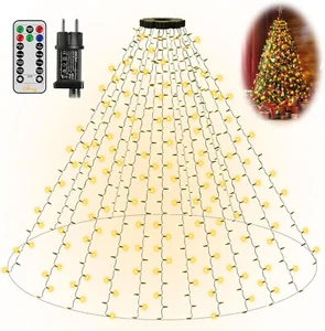 Lichterkette Weihnachtsbaum mit Ring 2.5M LED Lichterkette Weihnachtsbeleuchtung - Bild 1 von 8