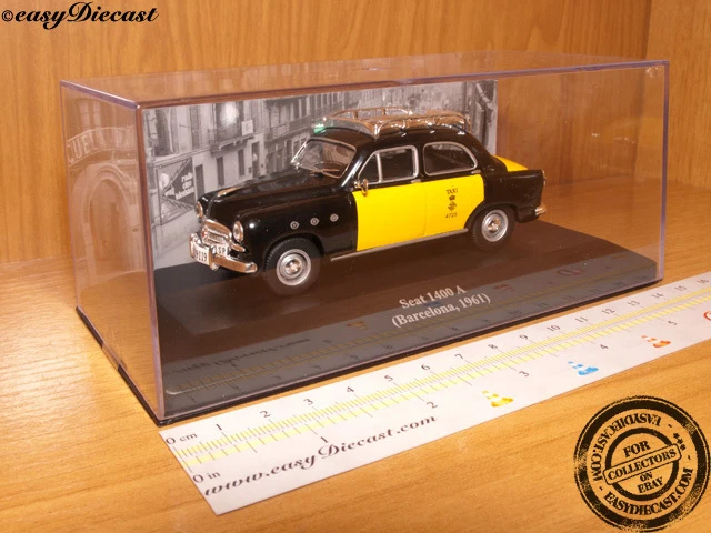 SEAT 1400-A 1400A TAXI CAB 1:43 BARCELONA 1961 MINT!!! - Image 1 of 1