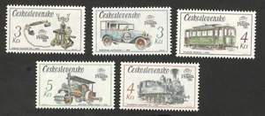 Czechoslovakia - MNH - SET - Praga '88 - Transportation - 1988. - Picture 1 of 2