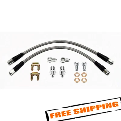 Wilwood 220-12104 Stainless Steel Braided Flexline Kit - Image 1 of 2