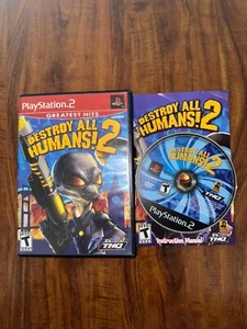 Destroy All Humans 2 (Sony PlayStation 2, 2006) CIB - Picture 1 of 2