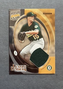 2002 Donruss Best of Fan Club League Leaders Materials /175 Tim Hudson #LL-10 - Picture 1 of 2