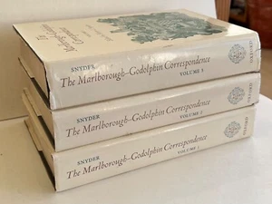 The Marlborough-Godolphin Correspondence; Snyder (ed) 3 Vols (HC, 1975) REDUCED - Picture 1 of 17