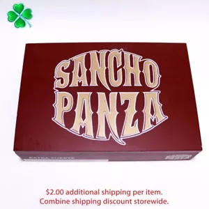 Caja de cigarros de madera vacía Sancho Panza Robusto Extra Fuerte 8,75" x 6" x 2" - Imagen 1 de 10
