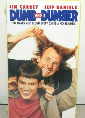 (SEALED) DUMB AND DUMBER VHS NEW WATERMARK "NICE" GRADE READY - Image 1 of 3