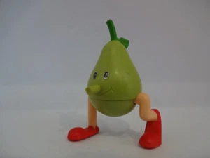 Miniaturen / Frucht aus Plastik / Gehende grüne Birne - Bild 1 von 1