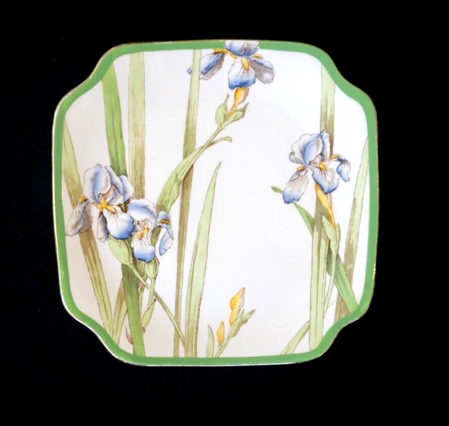 Beautiful Royal Doulton Iris Square Sweets Plate - image 1 of 2