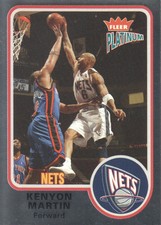2002-03 Fleer Platinum Platinum Finish #136 Kenyon Martin 82/100