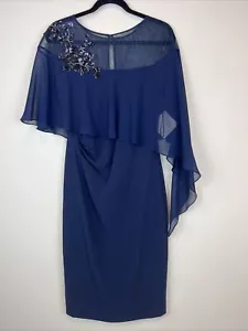 Anthea Crawford Womens Navy Blue Dress Size 10 (new) RRP $599 - Picture 1 of 11
