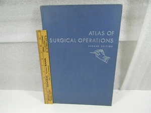 1949 Atlas of Surgical Operations 2nd Edition - Cuttler / Zollinger - !32 - 10B - Picture 1 of 12