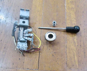 1954  BUICK SKYLARK SPECIAL ROADMASTER DELCO HEAD LAMP SWITCH WITH KNOB +BEZEL - Picture 1 of 9