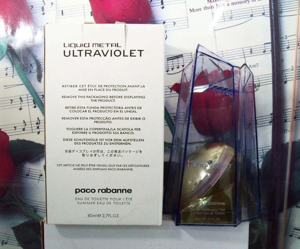 Paco Rabanne Ultravioleta Líquido Metal Verano EDT Spray 2.7 FL. OZ. Nuevo con caja Foto 1 de 1