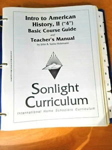 Sonlight E 4 IG 1998 teacher 5 day Intro to American History Part 2 Bonus core - Picture 1 of 5