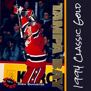 Tarjetas coleccionables clásicas de hockey 1994 doradas a tu elección - Imagen 1 de 65