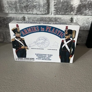 Armies in Plastic Napoleonic Wars French Old Guard Foot Artillery Waterloo 1/32 - Picture 1 of 2