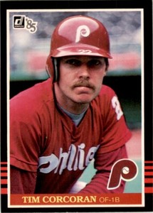 1985 Donruss Tim Corcoran 101 Baseball Cards #381
