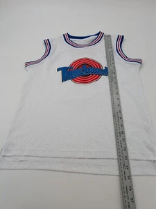 Bugs Bunny Tune Squad Basketball Jersey #1 Mens Medium Space Jam Movie White Red - Picture 1 of 6