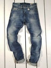 New Diesel Men's Jeans W26 L32 Tepphar 0827I Slim Carrot Stretch Blue