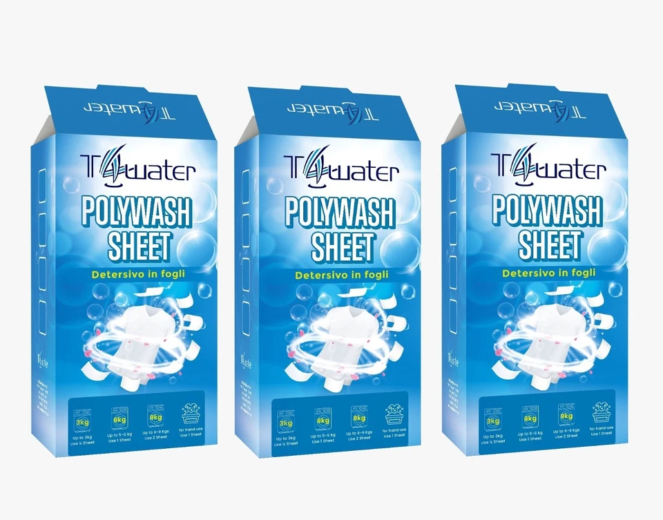 Detersivo per lavatrice in fogli 120 lavaggi veri - Immagine 1 di 4