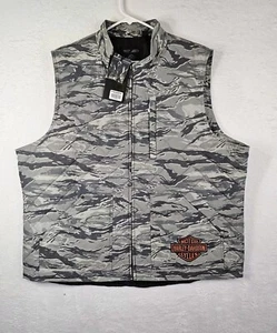 New Harley Davidson Camo Screaming Eagle Men's Sz 2XL Insulated Vest 97408-24VM - Picture 1 of 9