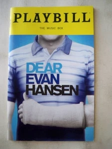 DEAR EVAN HANSEN Playbill NYC 2022 - Picture 1 of 2