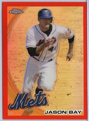 Topps 2010 cromo naranja refractor #55 Jason Bay Foto 1 de 2