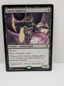 Edge Of Eternities - Sunset Saboteur - Creature - Eoe 116 - Black - - Imagen 1 de 2
