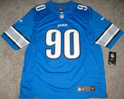 Camiseta deportiva Nike Limited azul para hombre Ndamukong Suh Detroit Lions 2014 (pequeña y grande) Foto 1 de 4